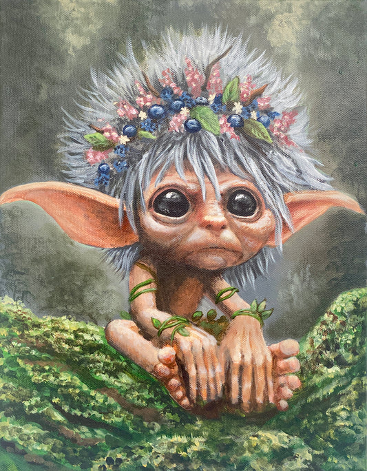 “Waymar, the Sageborn” Art Print - Rune Vale