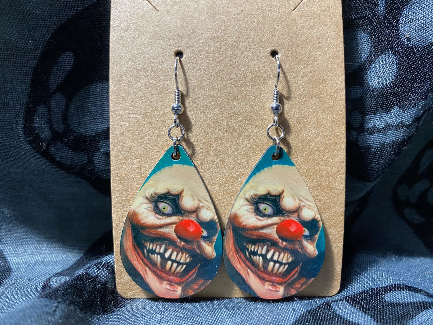 Tickle the Clown Drop Earrings