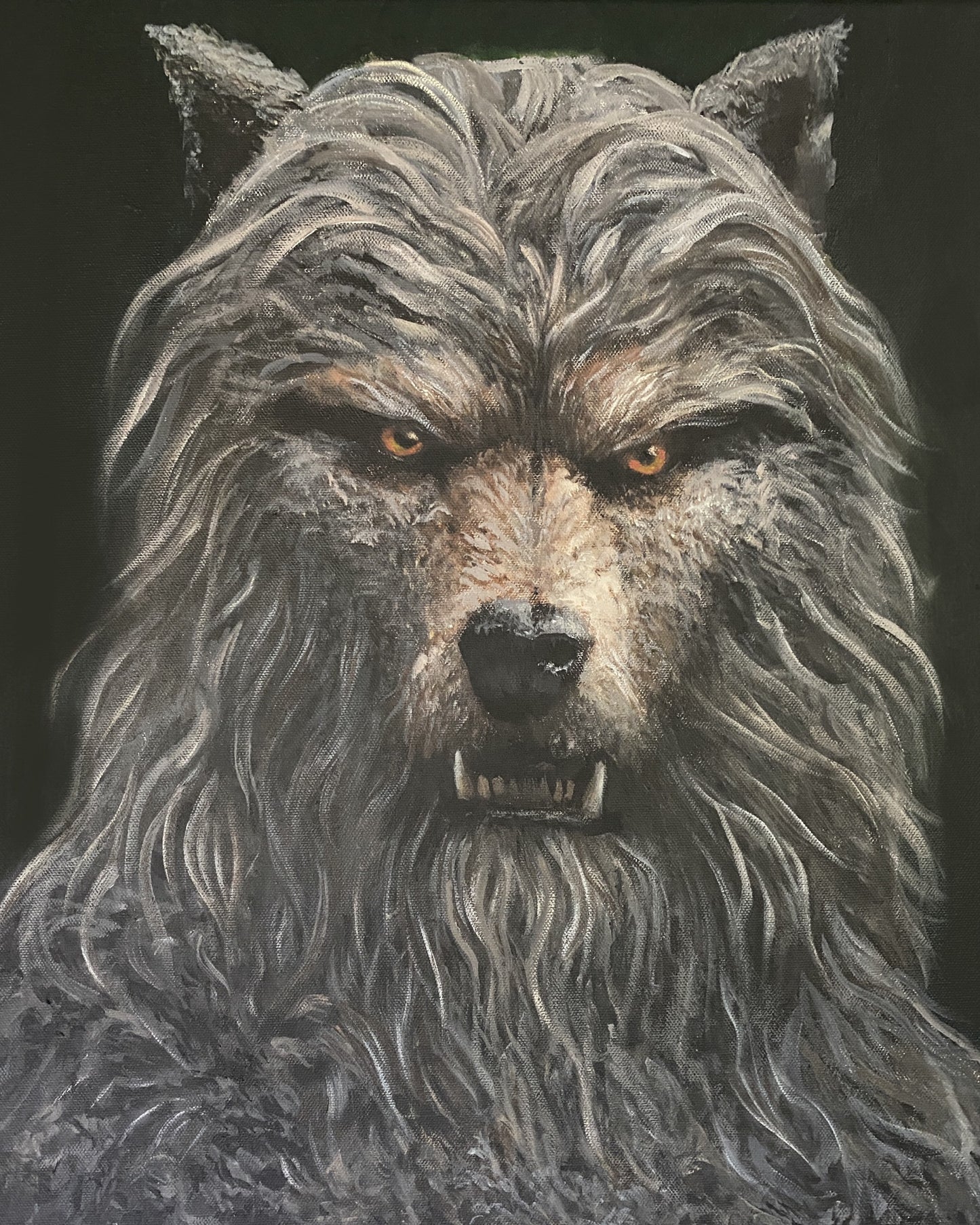 "Vorrin, Lycaris Alpha" 16"x20" Original Acrylic Painting