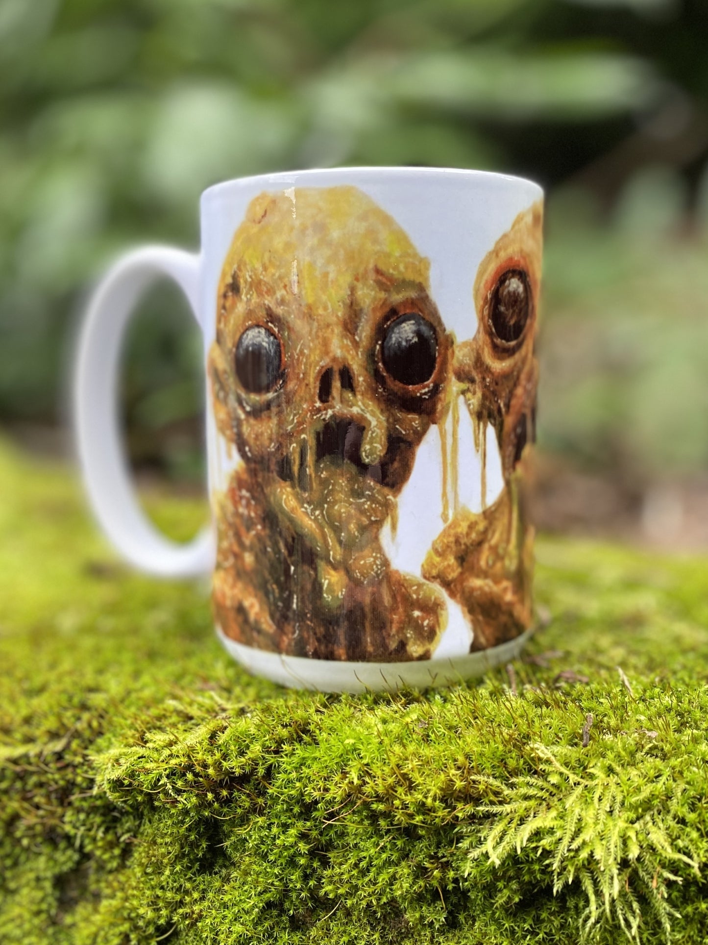 Mucus Monsters 15 oz. Ceramic Mug - Portraits of Misfits and Miscreants