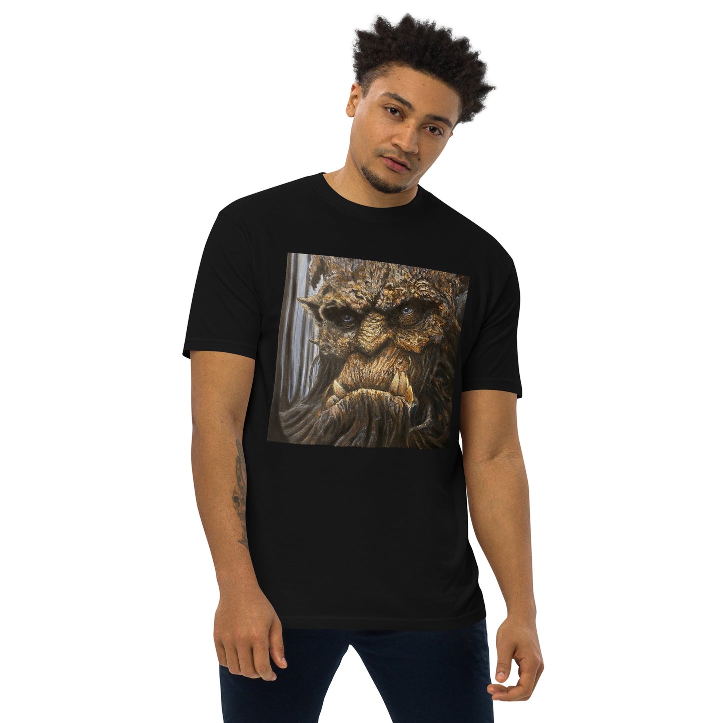 "Oakheart" Men’s premium heavyweight tee