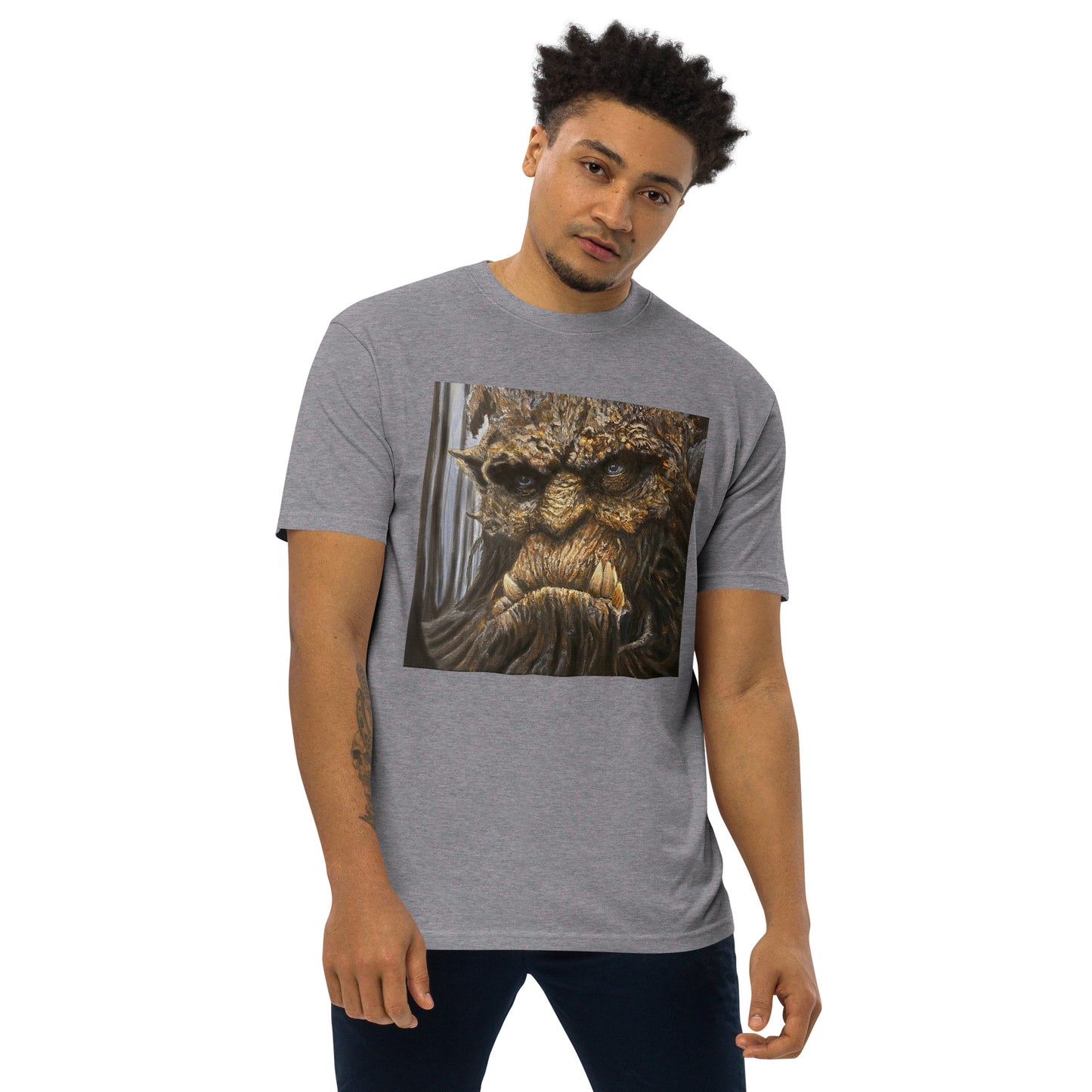 "Oakheart" Men’s premium heavyweight tee