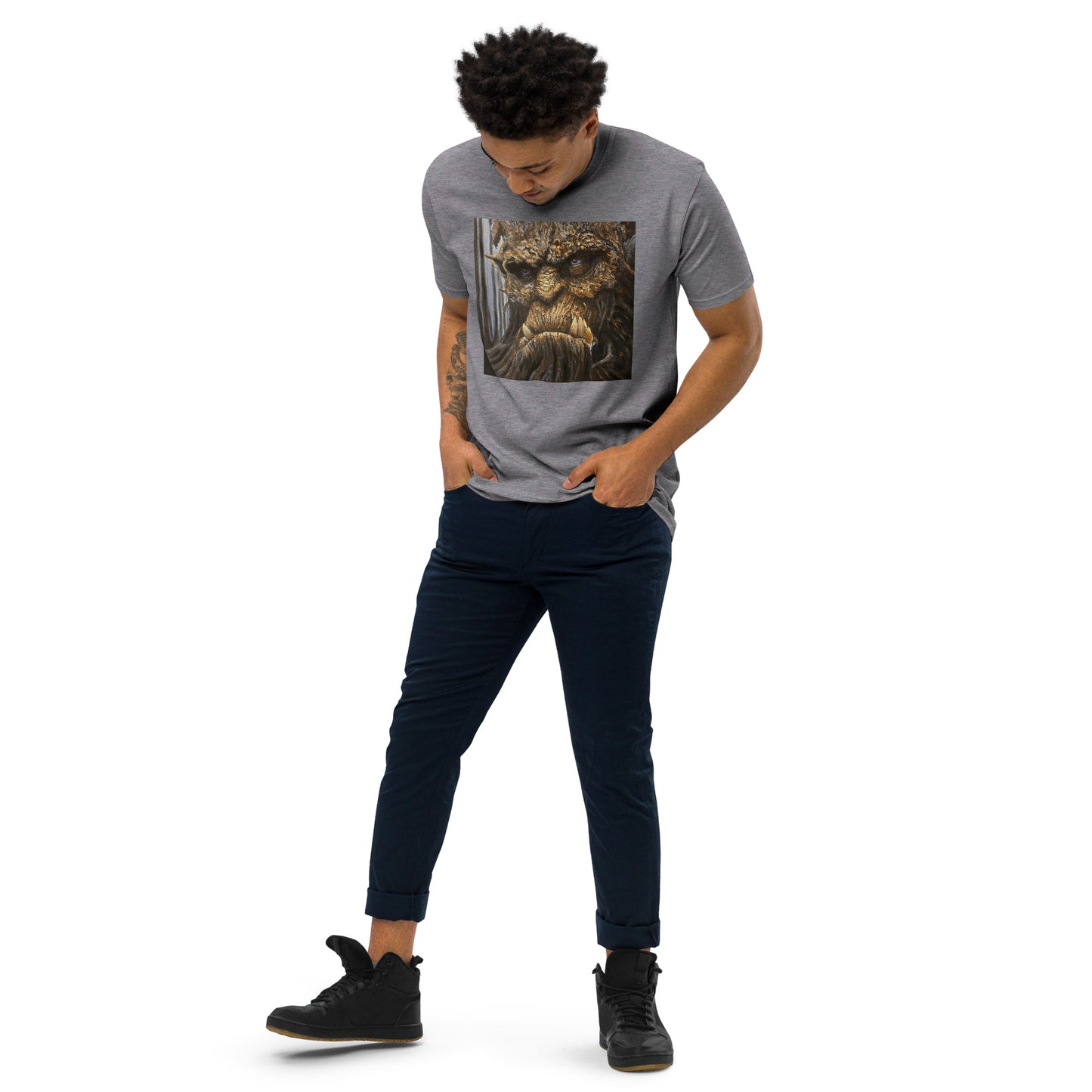 "Oakheart" Men’s premium heavyweight tee