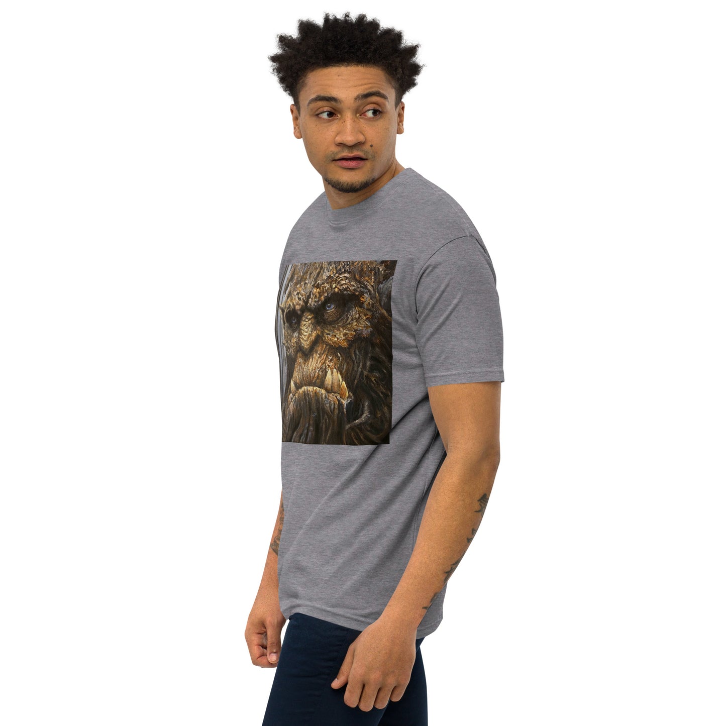 "Oakheart" Men’s premium heavyweight tee