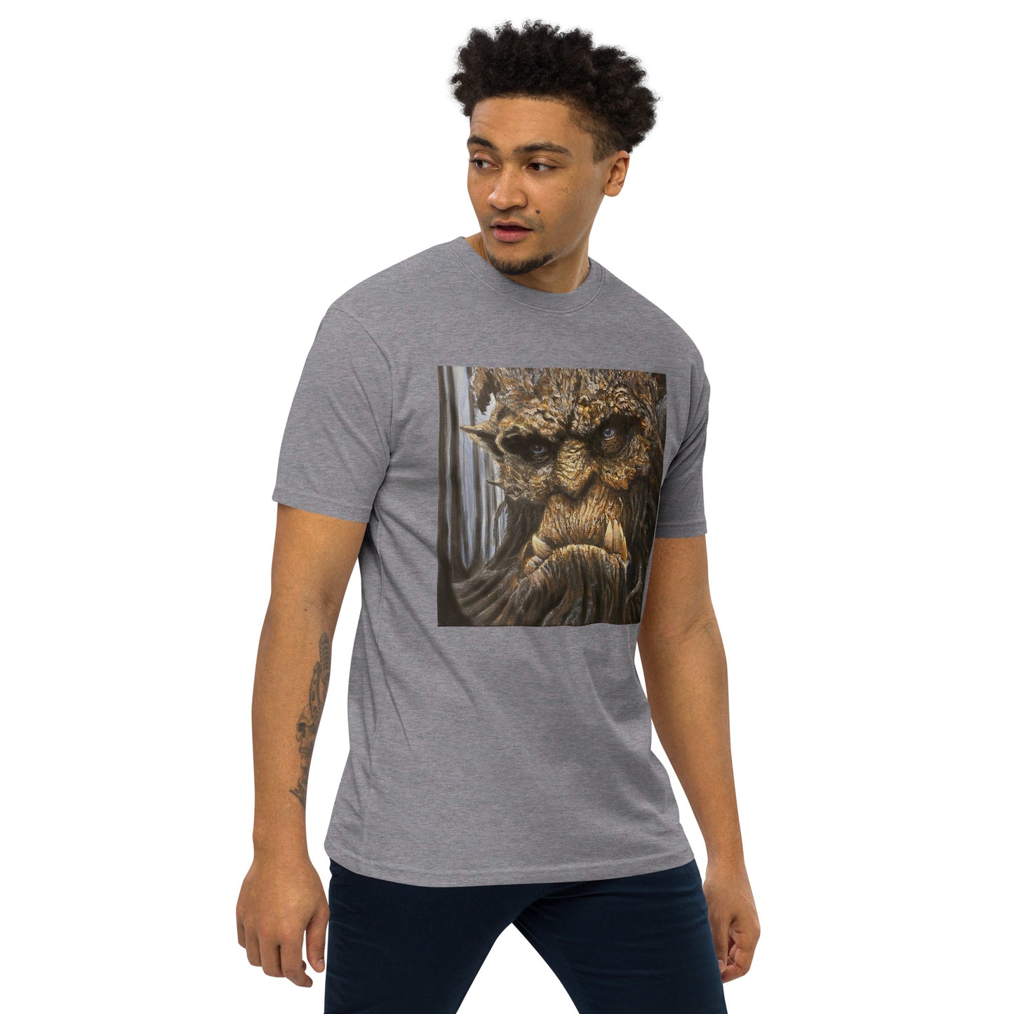 "Oakheart" Men’s premium heavyweight tee