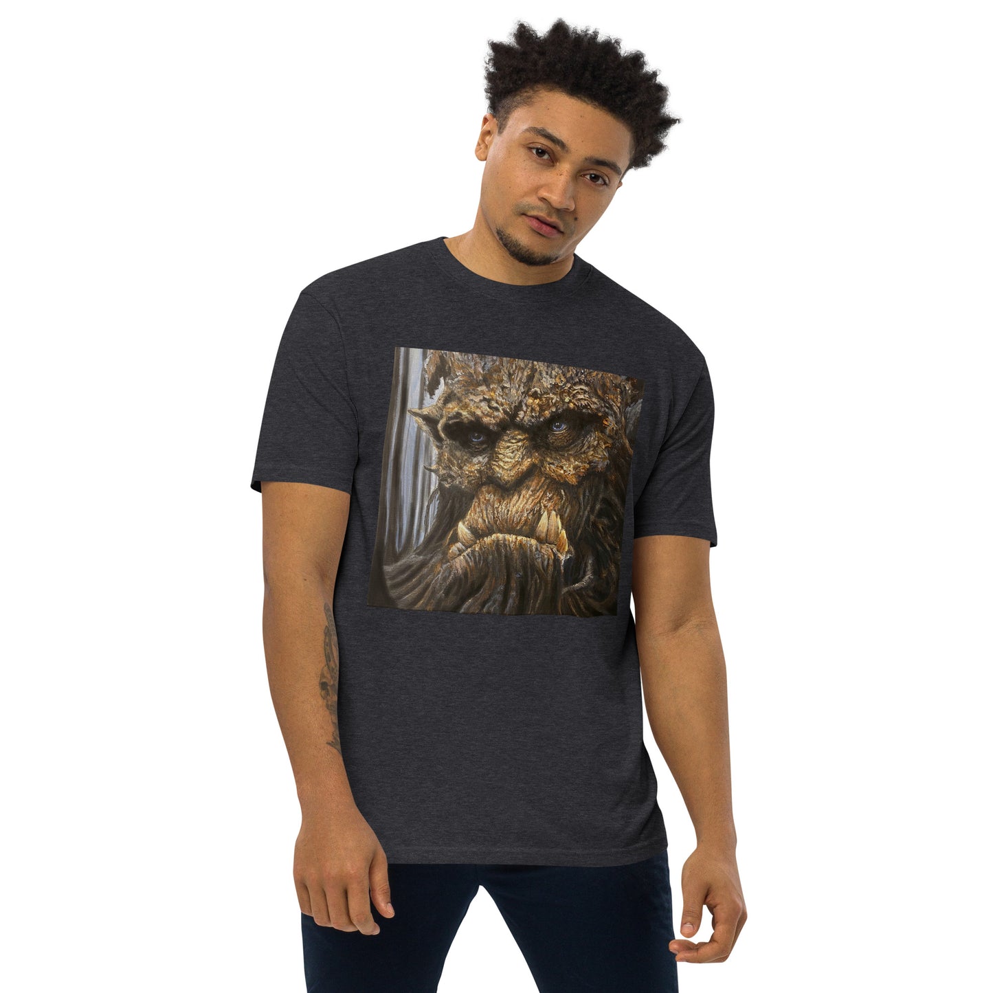 "Oakheart" Men’s premium heavyweight tee