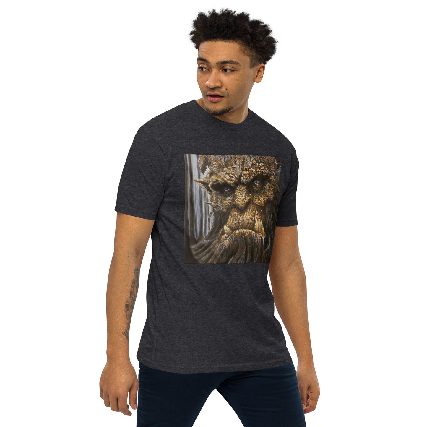 "Oakheart" Men’s premium heavyweight tee