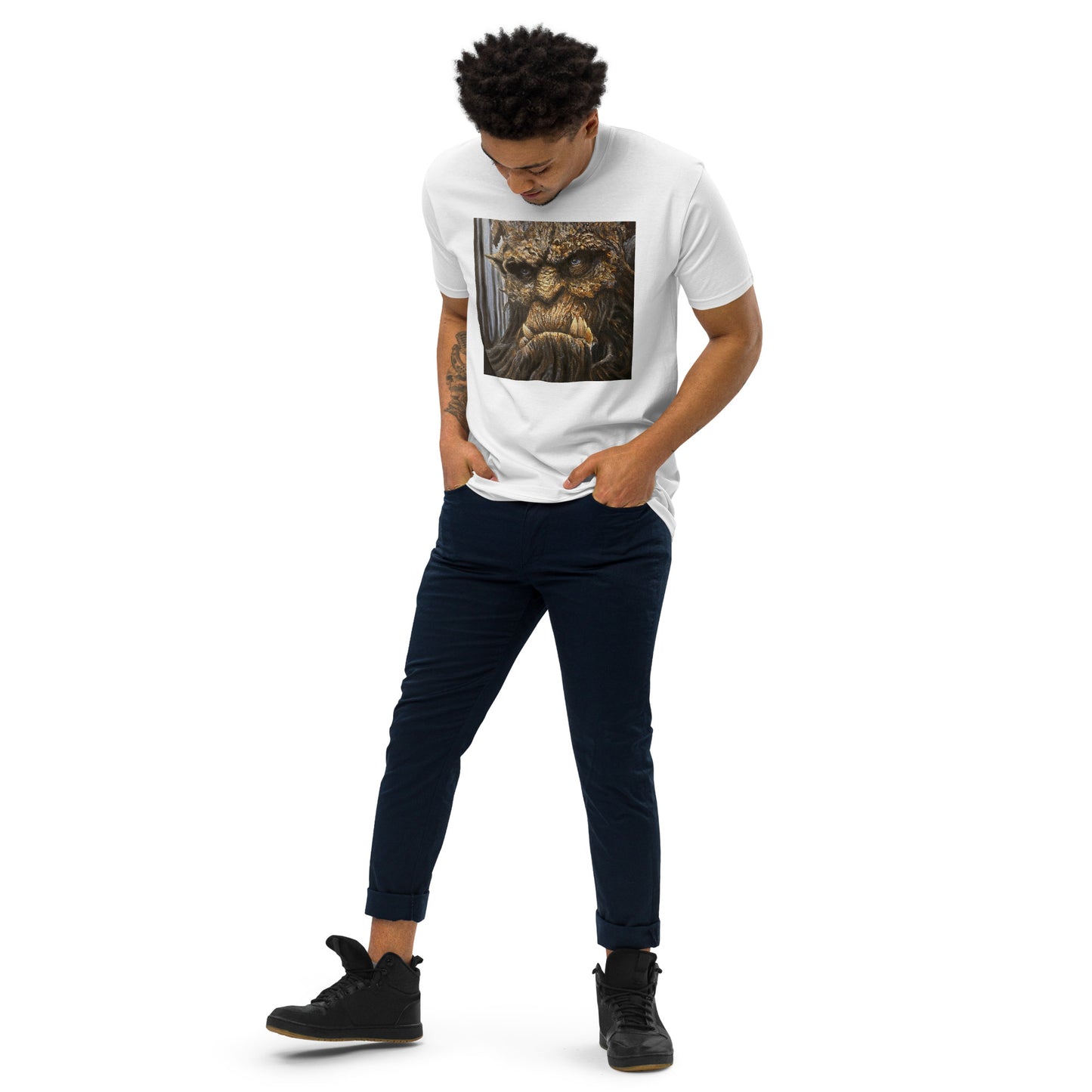 "Oakheart" Men’s premium heavyweight tee