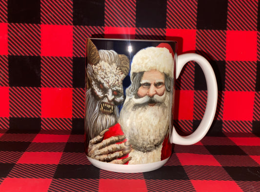 "Naughty or Nice" 15 oz Ceramic Mug