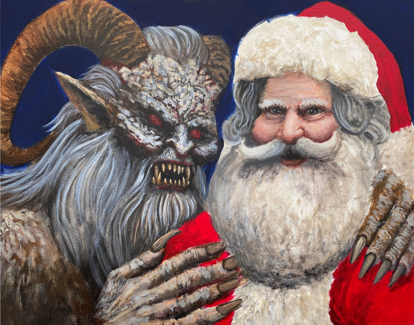 “Naughty or Nice” Art Print