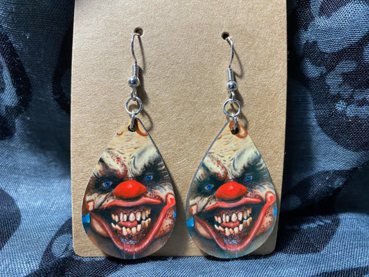 Dimples the Clown Drop Earrings