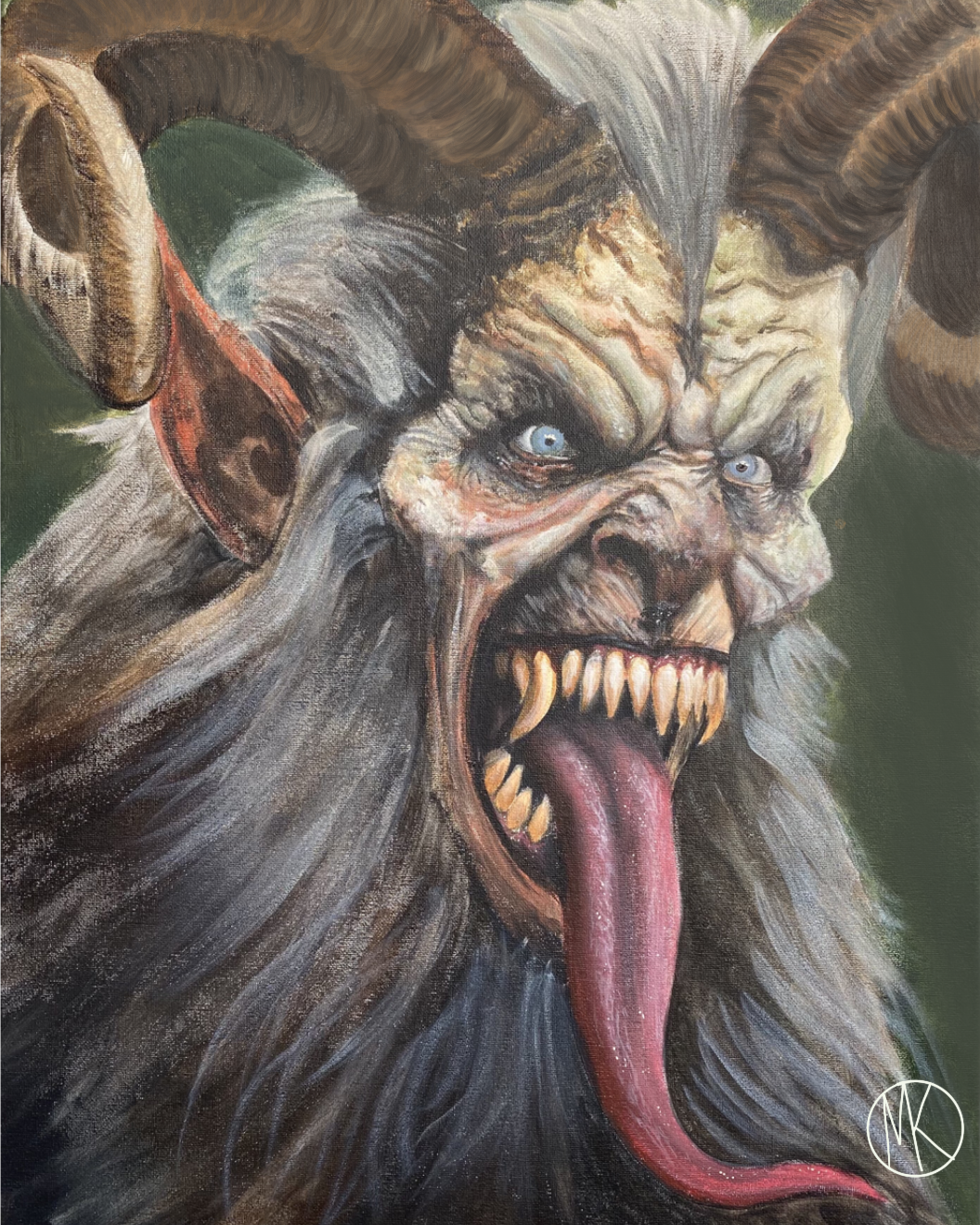 "Krampus" Art Print - Portraits of Misfits and Miscreants