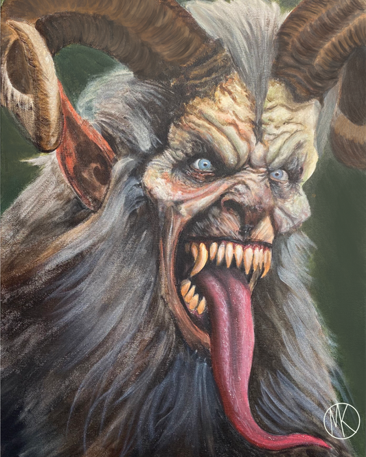 "Krampus" Art Print - Portraits of Misfits and Miscreants