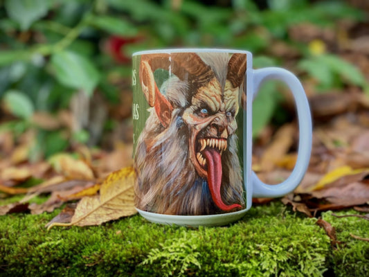 15 oz Ceramic Krampus Mug