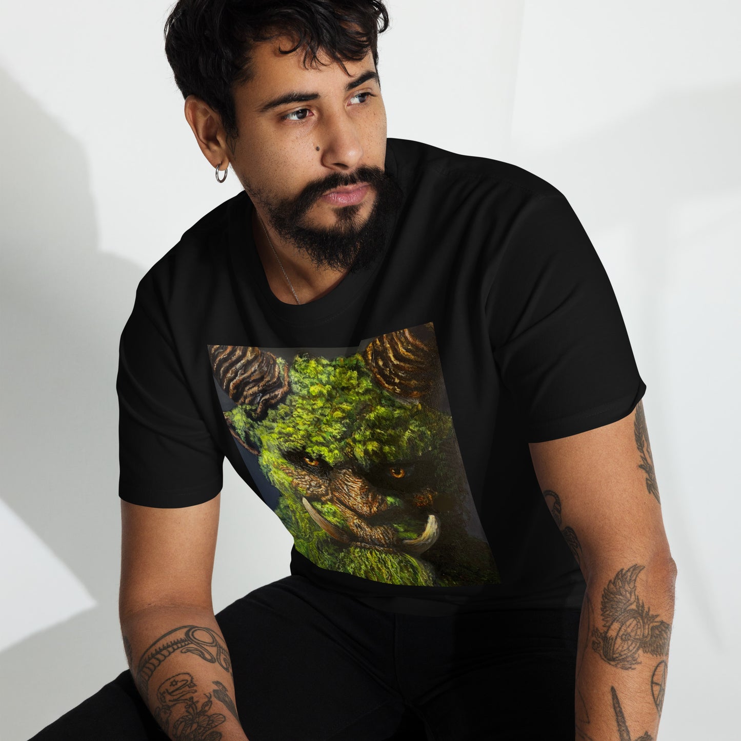 "Bogtusk" Men’s premium heavyweight tee