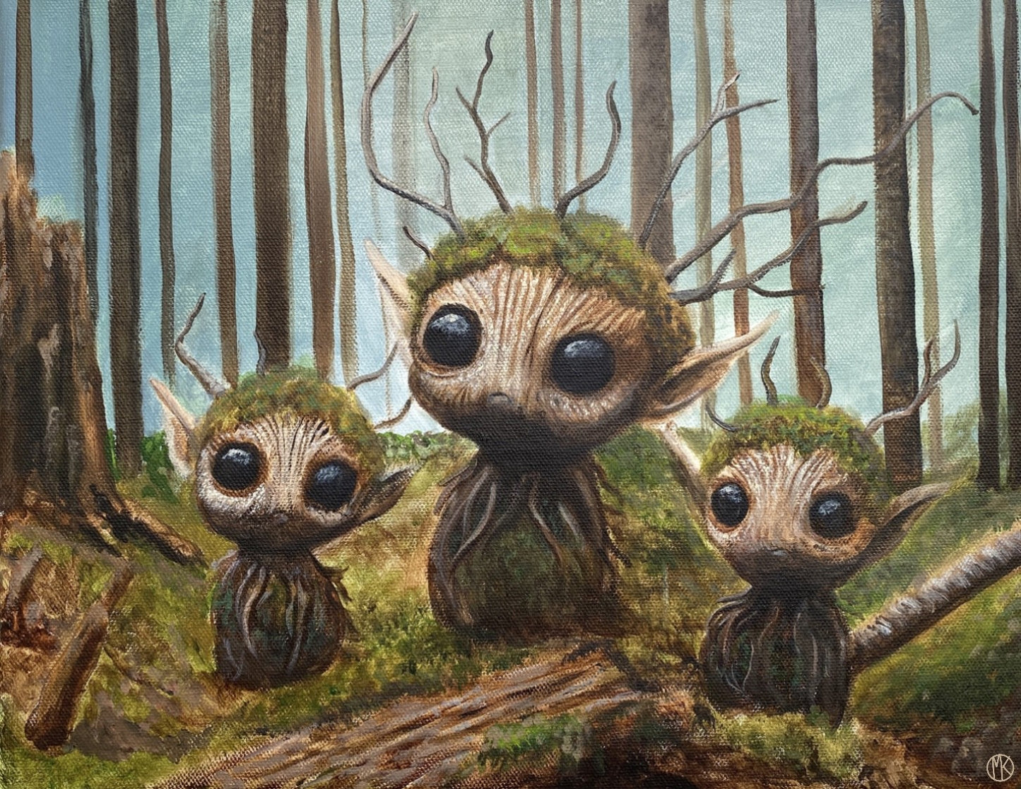 "The Woodlings" Art Print - Portraits of Misfits and Miscreants